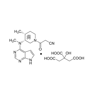 (3R,4R)-4-methyl-3-(methyl-7H-pyrrolo[2,3-d]pyrimidin-4-ylamino)-b-oxo-1-piperidinpropannitril: 2-Hydroxy-1,2,3- propantrikarboxylát