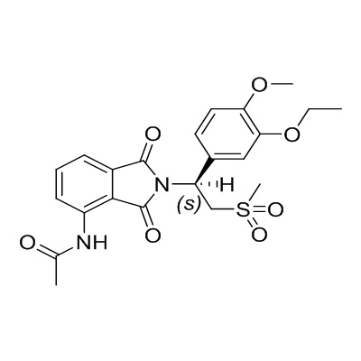 (+)-N-［2-［1(S)-(3-ethoxy-4-methoxyfenyl)-2-(methylsulfonyl)ethyl］-1,3-dioxo-2,3-dihydro-1H-isoindol-4 -yl-acetamid