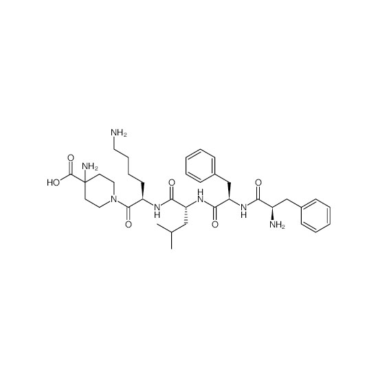 kyselina 1-(D-fenylalanyl-D-fenylalanyl-D-leucyl-D-lysyl)-4-aminopiperidin-4-karboxylová