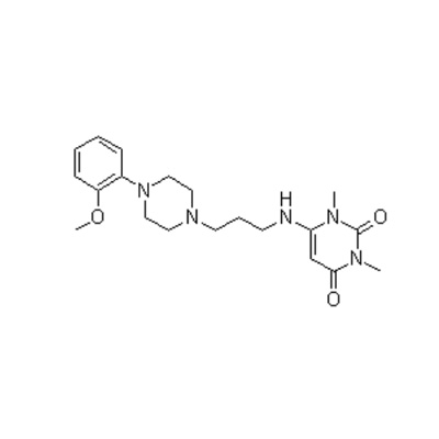 6-[[3-[4-(2-methoxyfenyl)-1-piperazinyl]propyl]amino]-1,3-dimethyl-2,4(1H,3H)-pyrimidindion hydrochlorid